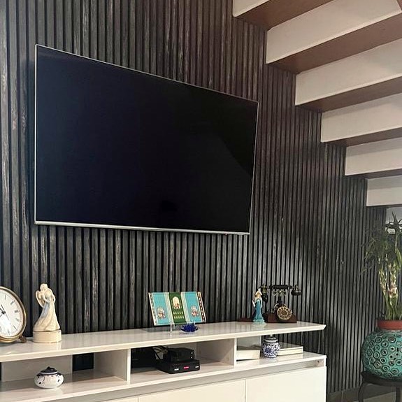Stone Charcoal Akupanel Accent wall
