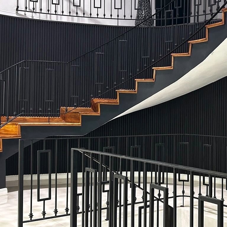 Throwback to our Matte Black Noise absorption panel installa